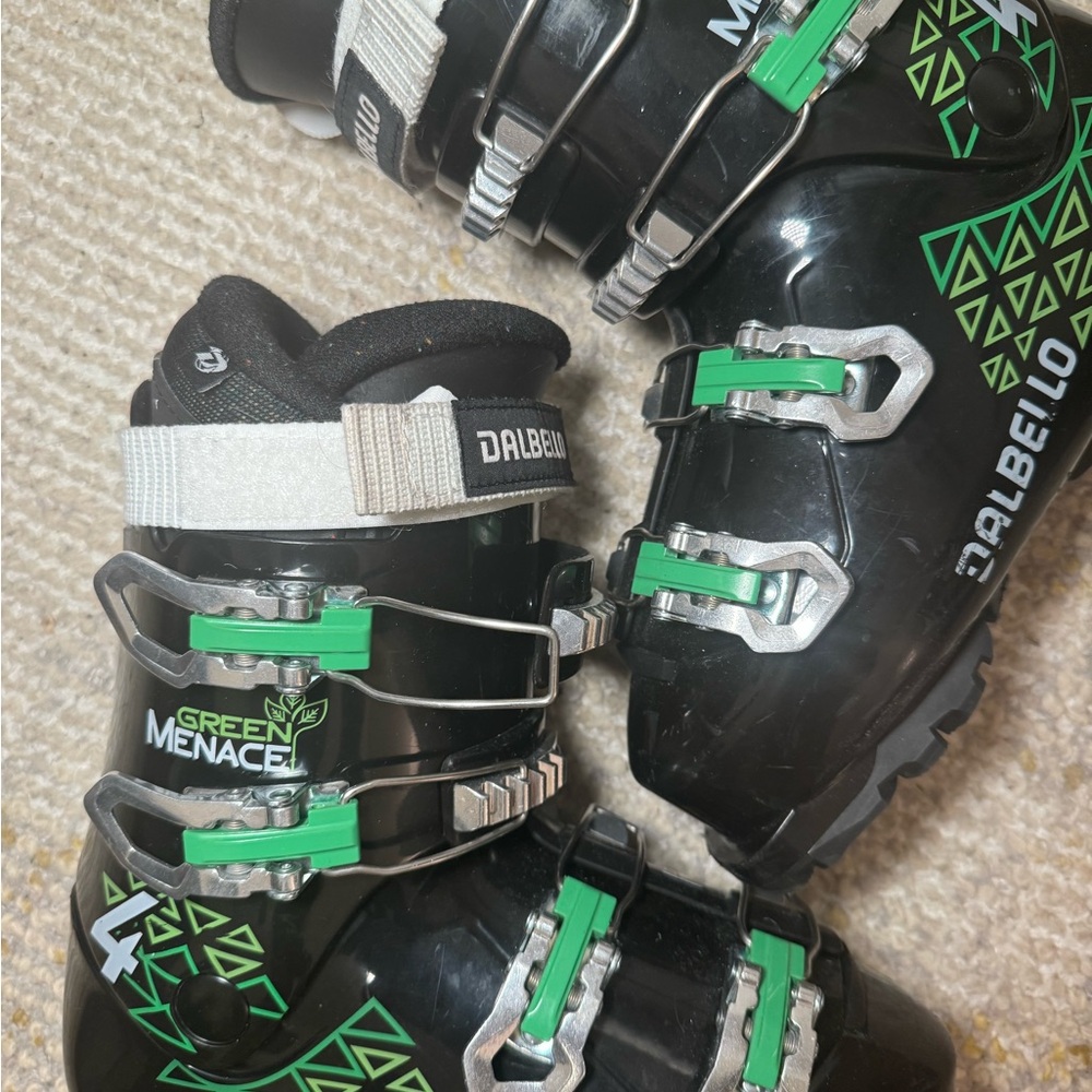 Dalbello Green Menace Ski Boots - Black and Green